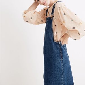 Madewell Overall Denim Mini Dress